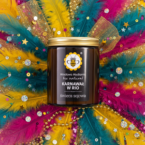 Karnawał w Rio - świeca z wosku sojowego