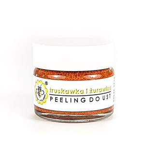 Truskawka i Żurawina - peeling do ust