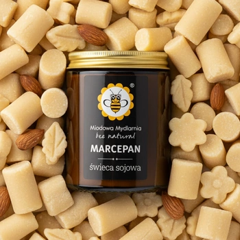 Marcepan - świeca z wosku sojowego