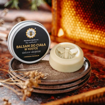 Zielone Ukojenie - balsam do ciała w kostce