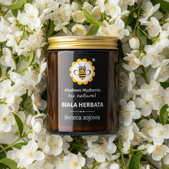 Biała Herbata - świeca z wosku sojowego