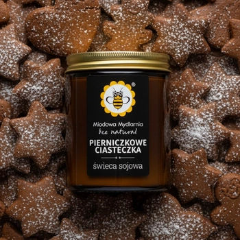 Pierniczkowe Ciasteczka - świeca z wosku sojowego