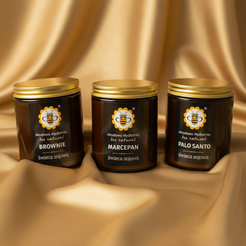 Zestaw trzech wybranych świec