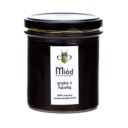 Miód nektarowy gryka z facelią 450g